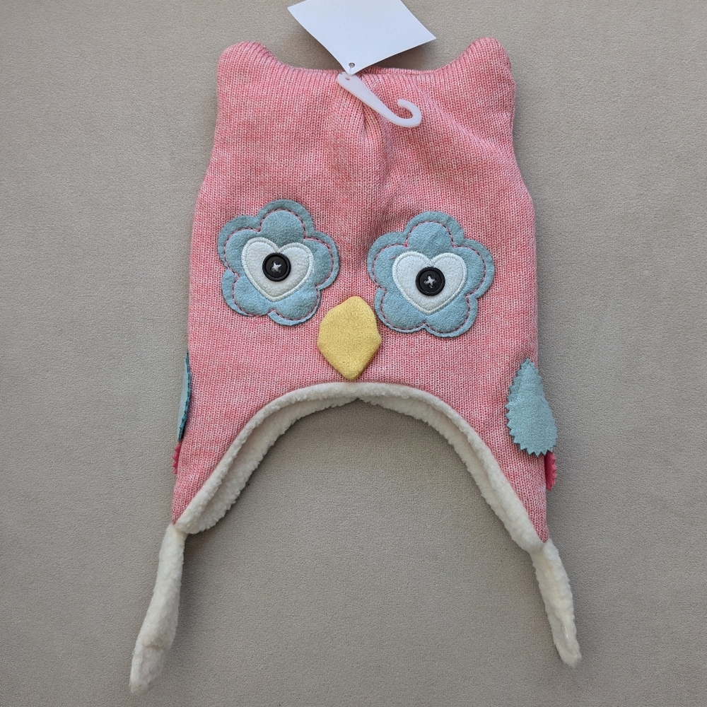 NWT Owl Trapper Hat - Toddler Size